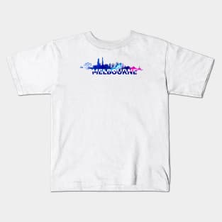 Melbourne Skyline Kids T-Shirt